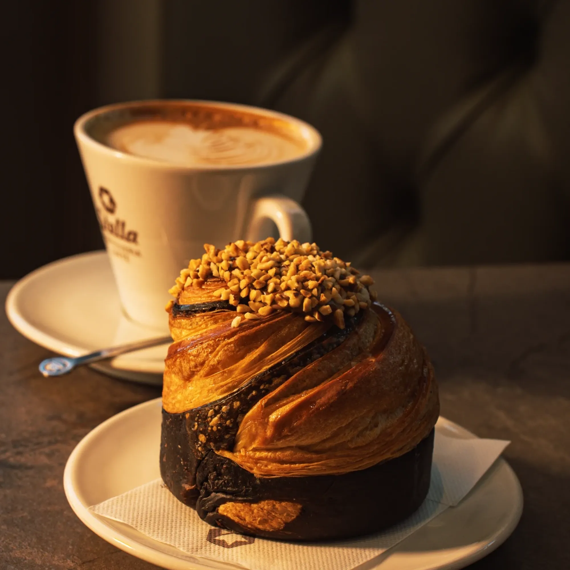 Fonduta di cioccolato della Pasticceria Stella a Lucca