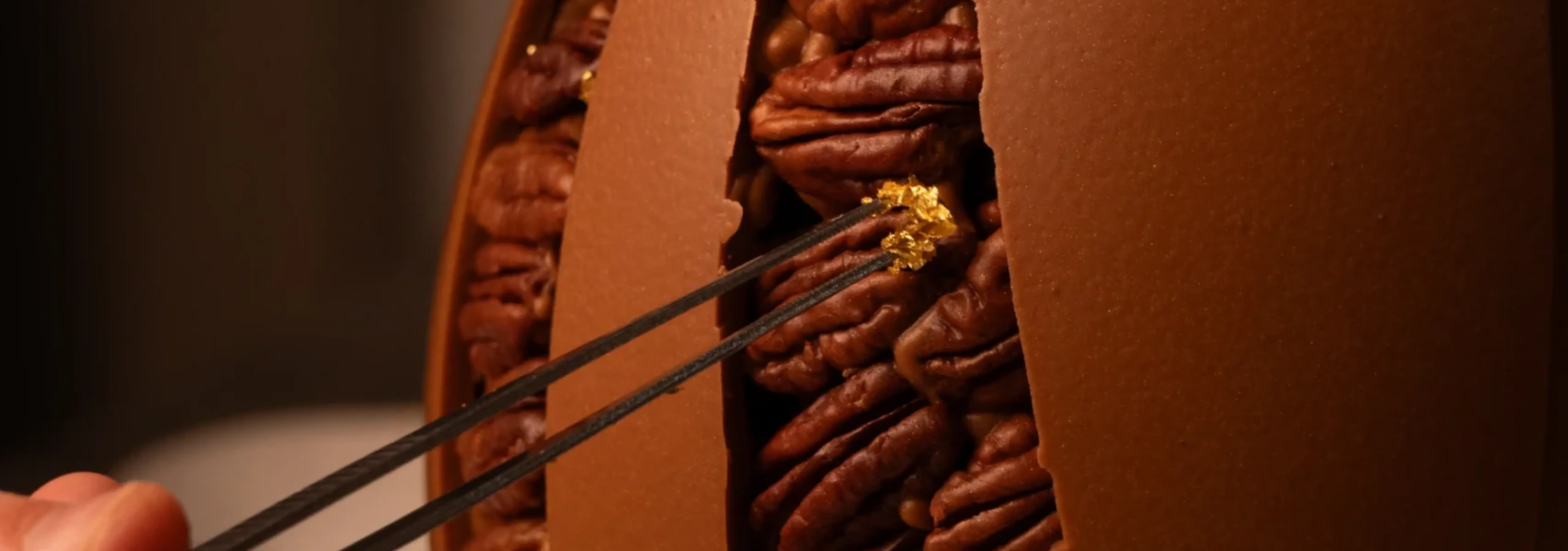 Fonduta di cioccolato della Pasticceria Stella a Lucca